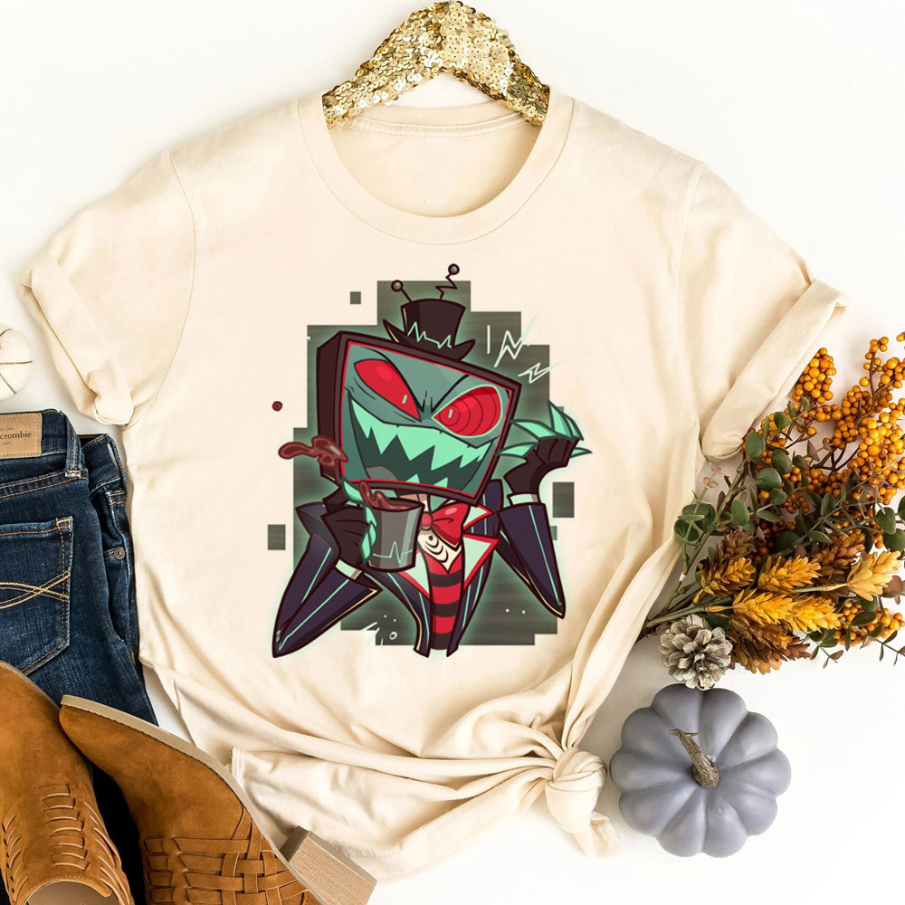 Women Fashion 80S - T-shirt Hazbin Hotel, moda coreana shoujo,