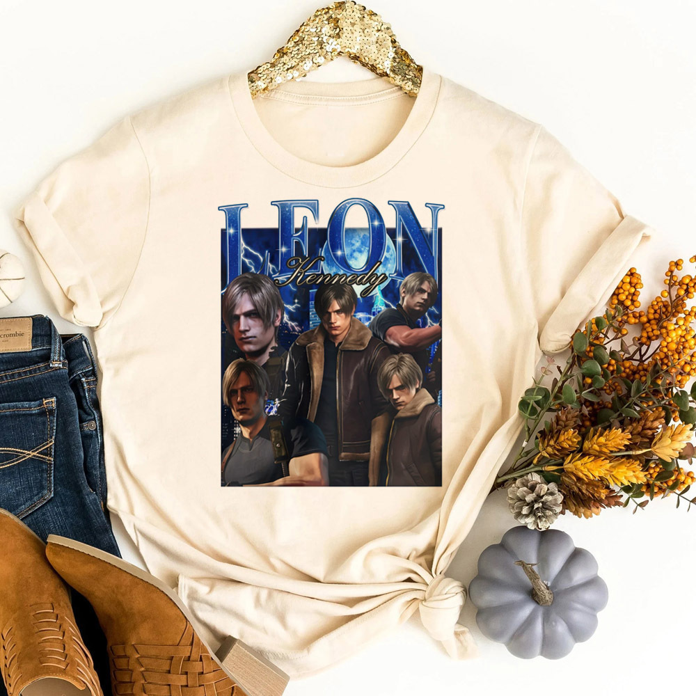 Women Fashion 80S - Maglietta Leon Kennedy da donna, moda