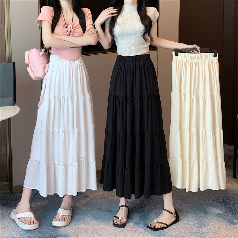 A-Line Skirt Midi - Gonna midi a vita alta a