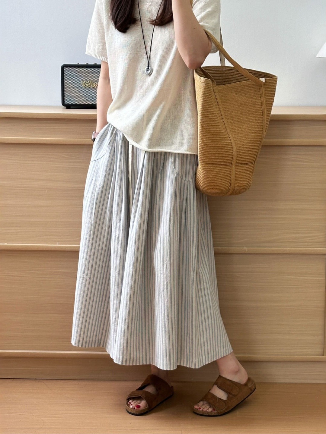 A-Line Skirt Midi - Gonna a mezza lunghezza taglie forti