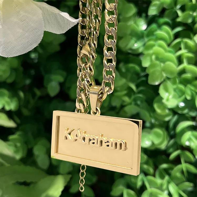 Women Fashion Names - Collana Hip Hop con nome personalizzato