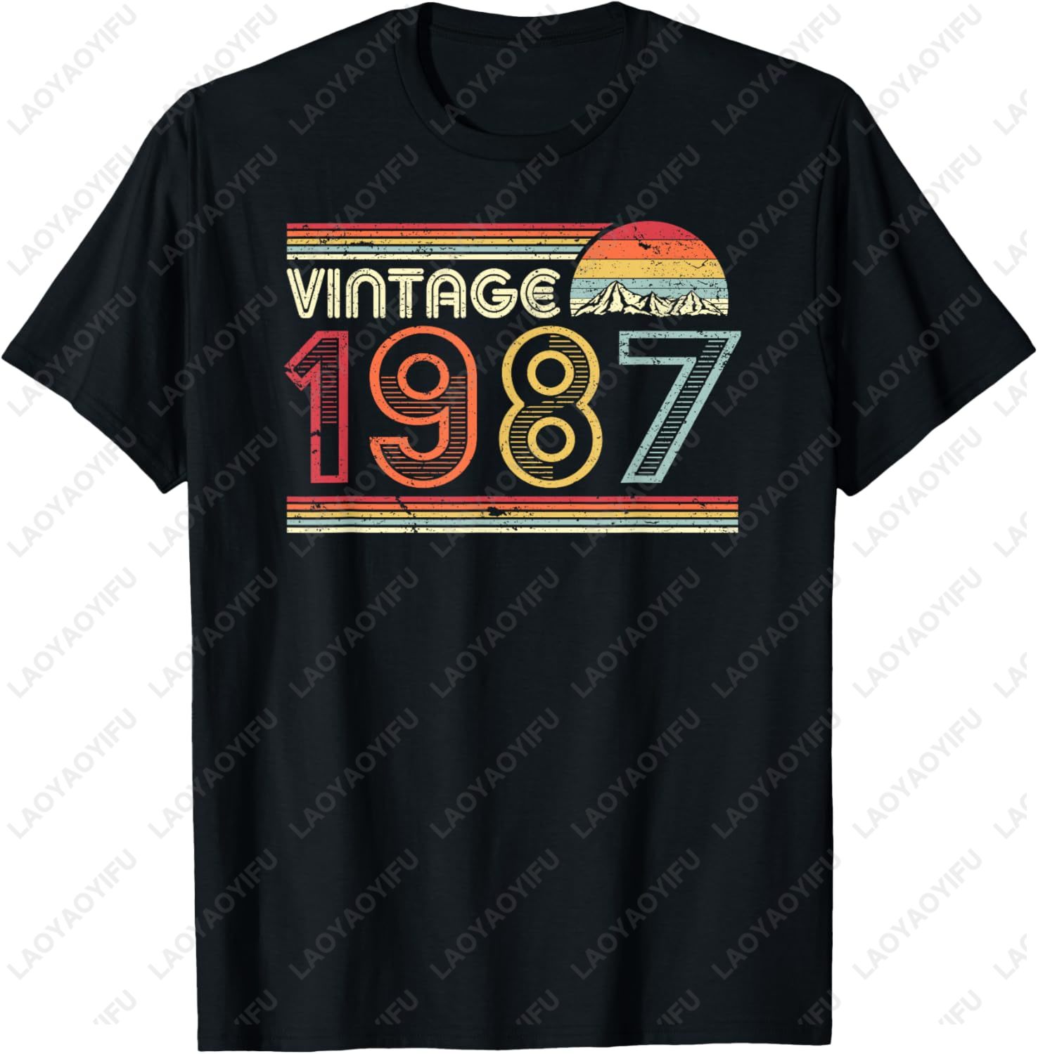Women Fashion 80S - T-Shirt Vintage 1987 Regalo di Compleanno