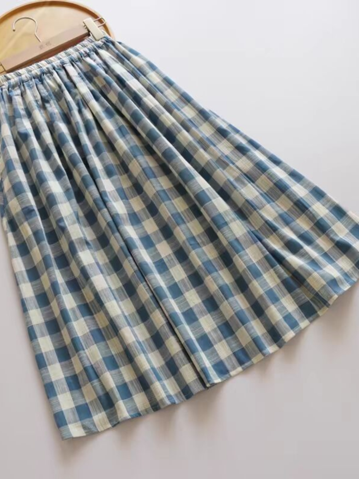 A-Line Skirt Midi - Gonna midi in cotone e fibra