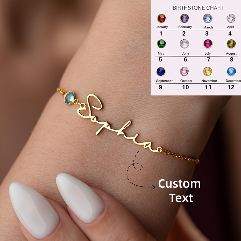Xl Women'S Fashion - Bracciale Personalizzato con Nome alla Moda