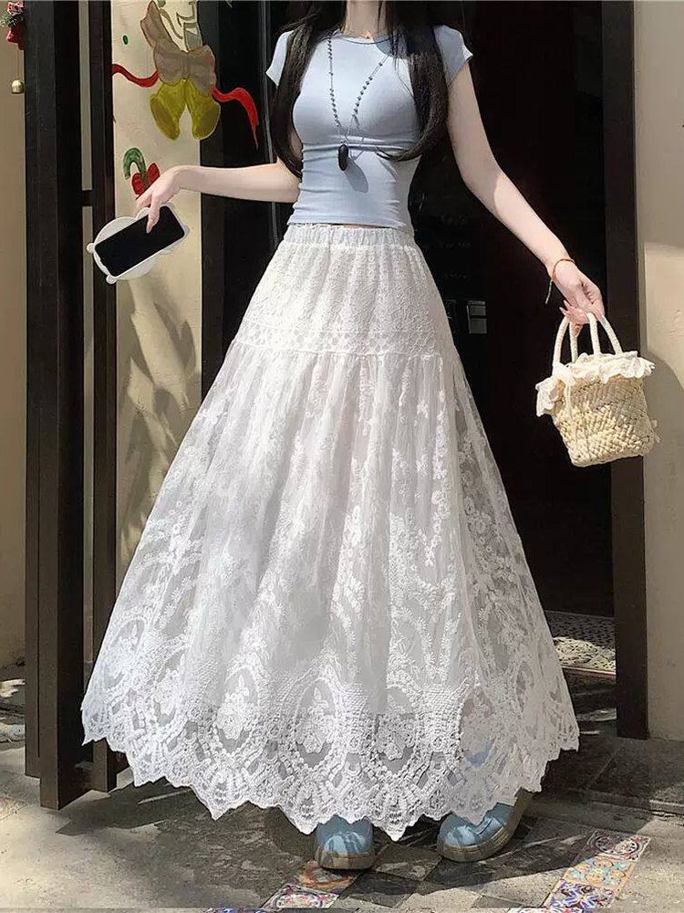 A-Line Skirt Midi - Gonna midi a vita alta da