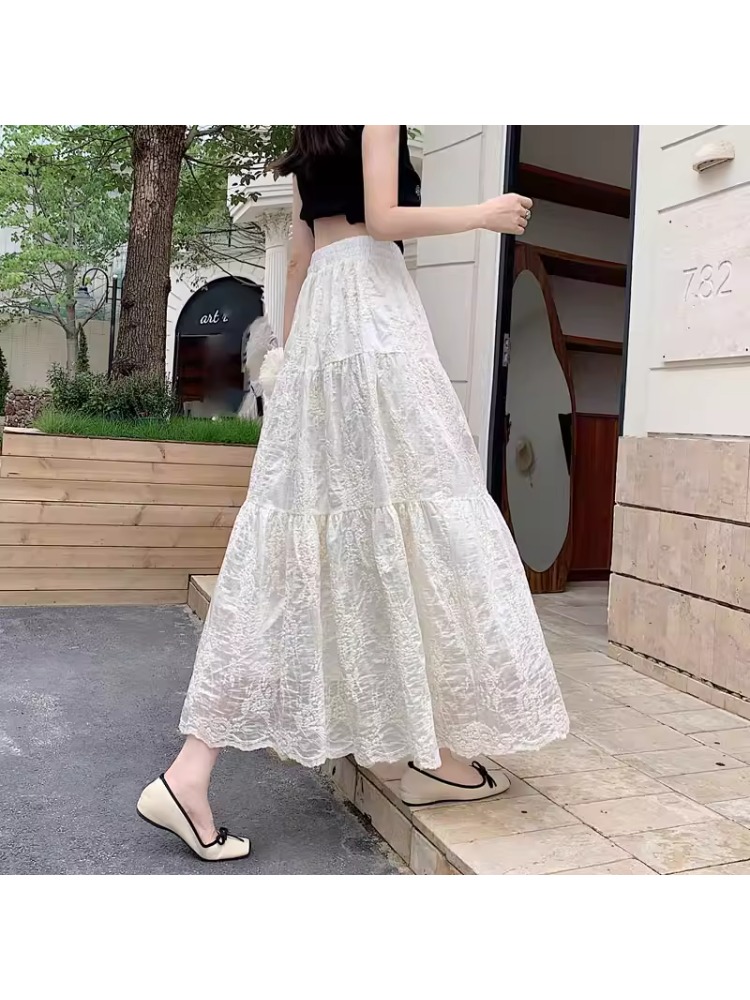 A-Line Skirt Midi - Gonna a vita alta a trapezio