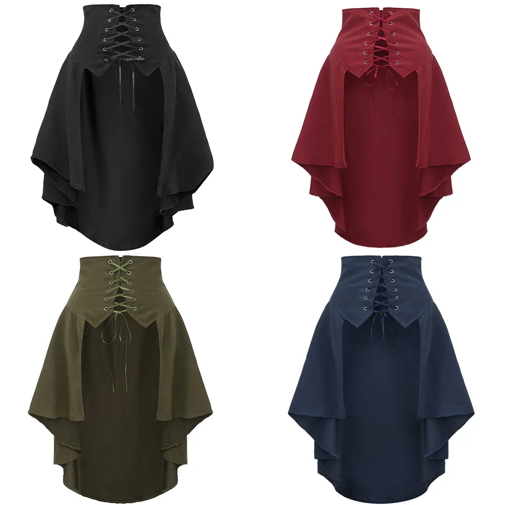 Corset Top Boned - Gonna Staccabile da Donna Stile Punk