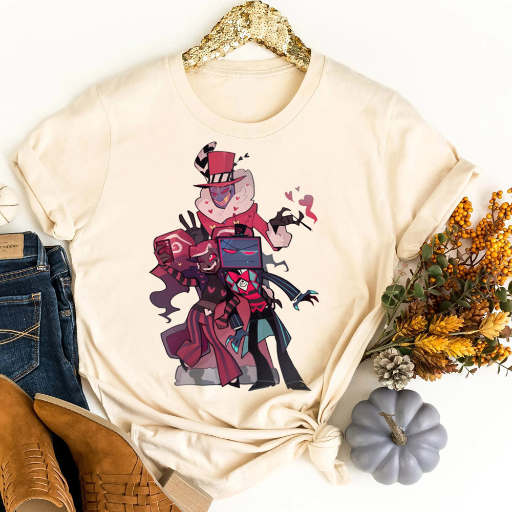T-shirt Hazbin Hotel, moda cor - Women Fashion 80S recensione e prezzo