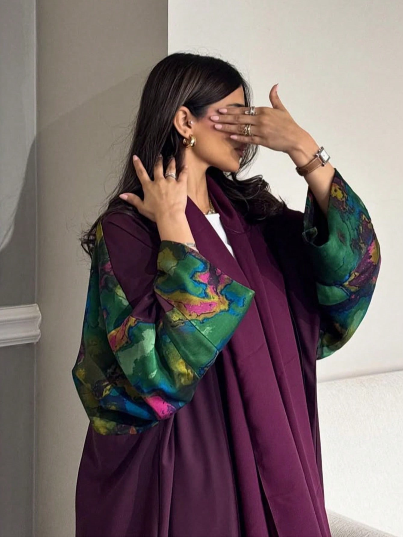 Abaya Larga da Donna + Hijab D - Tie Dye Two Piece recensione e prezzo
