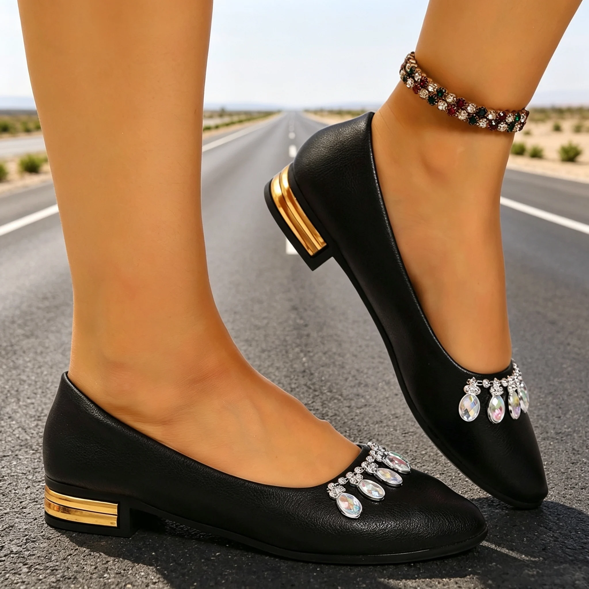 Scarpe Basse da Donna a Punta, - Women'S Fashion Gym Shoes recensione e prezzo