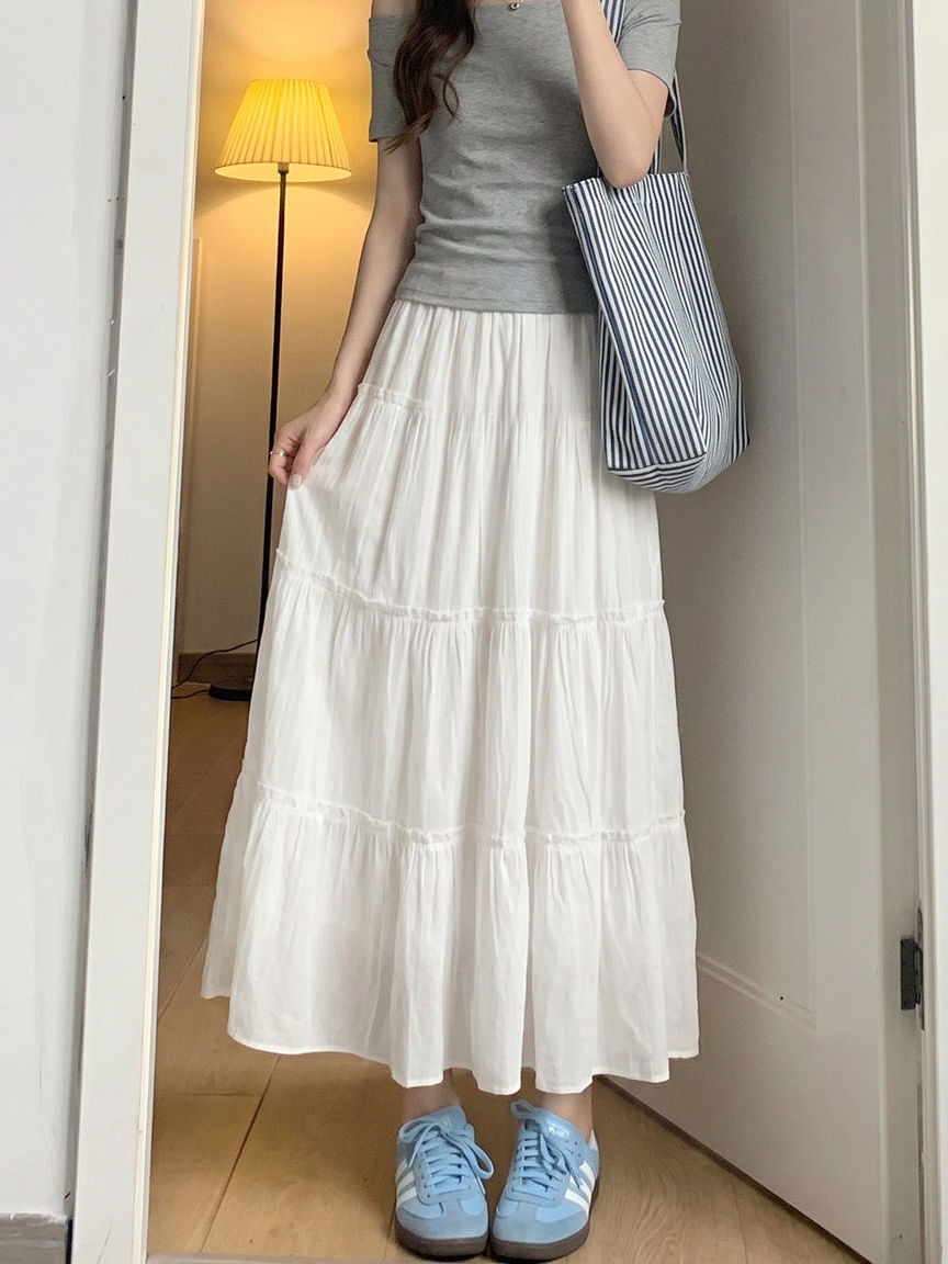 Gonna midi nera a trapezio da  - A-Line Skirt Midi recensione e prezzo