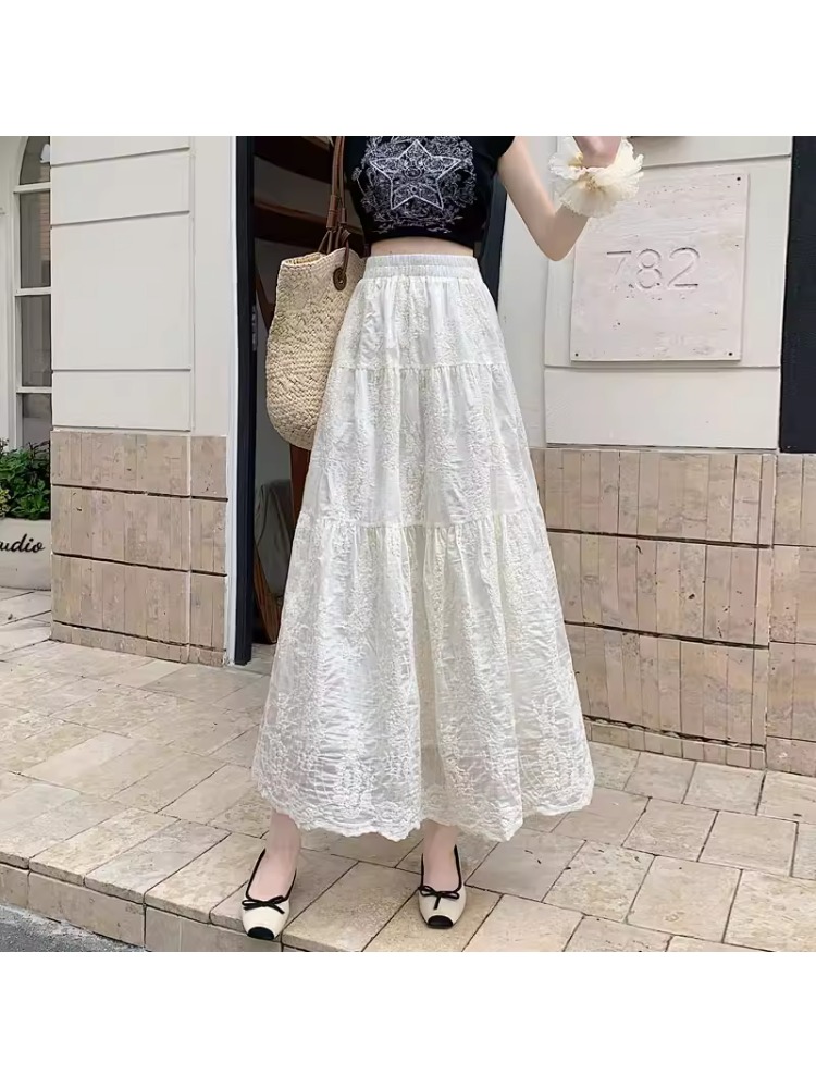Gonna a vita alta a trapezio d - A-Line Skirt Midi recensione e prezzo