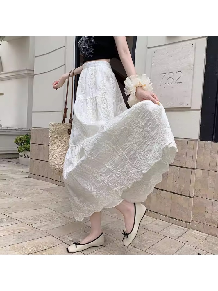 Gonna a vita alta a trapezio d - A-Line Skirt Midi recensione e prezzo
