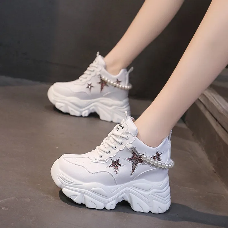 Scarpe alte con plateau di alt - Women'S Fashion Gym Shoes recensione e prezzo
