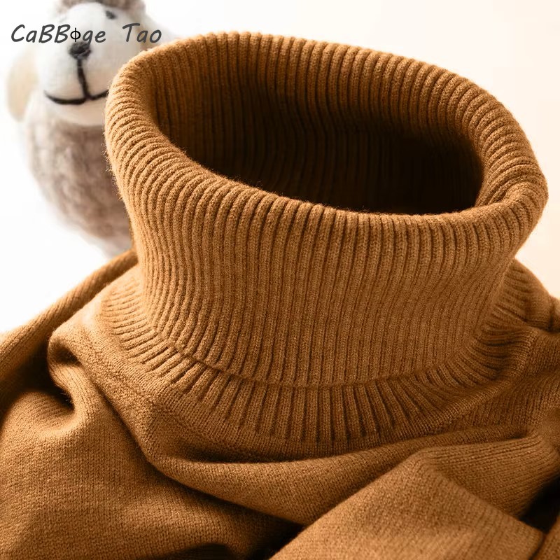 Maglione a collo alto da uomo  - Ribbed Knit Sweater recensione e prezzo
