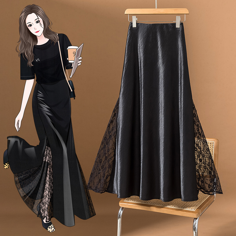 Gonna Midi a Sirena con Insert - A-Line Skirt Midi recensione e prezzo
