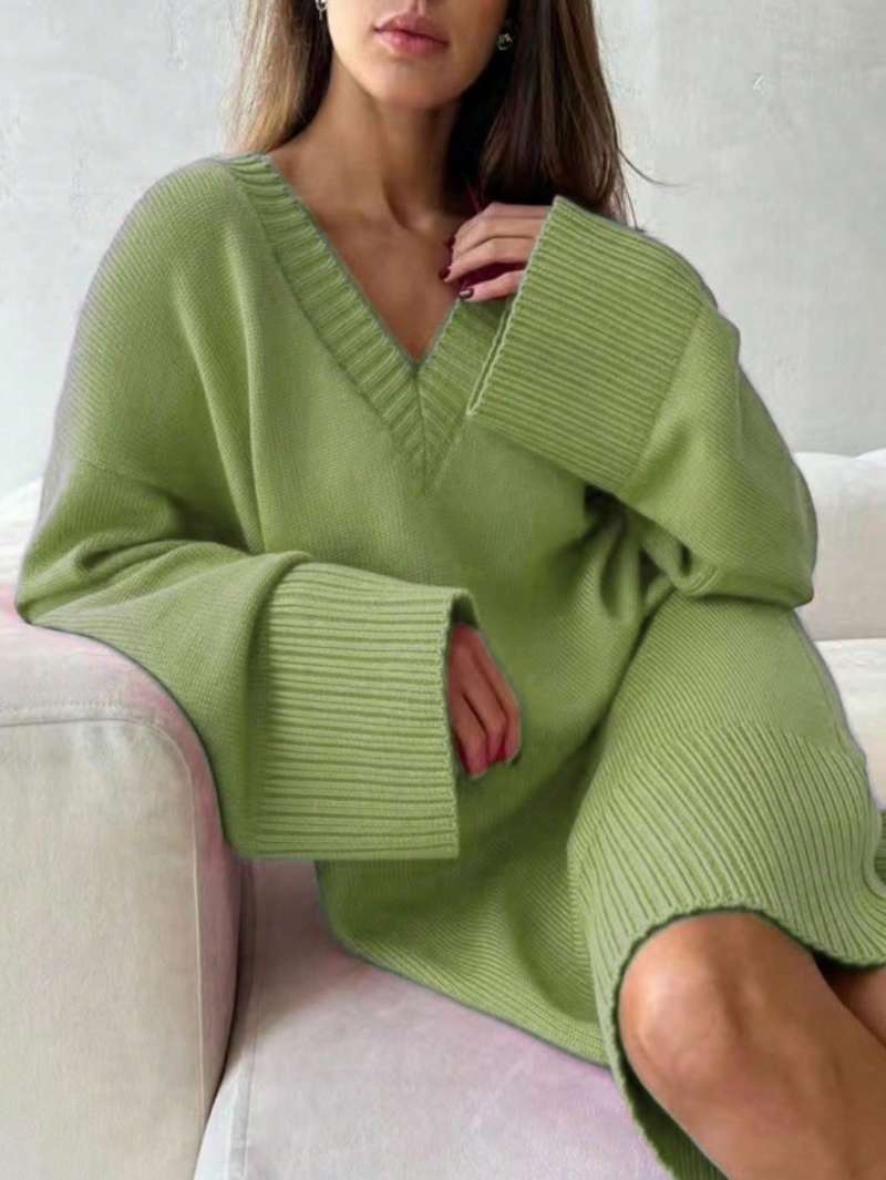 Abito in maglia a coste a tint - Ribbed Knit Sweater recensione e prezzo